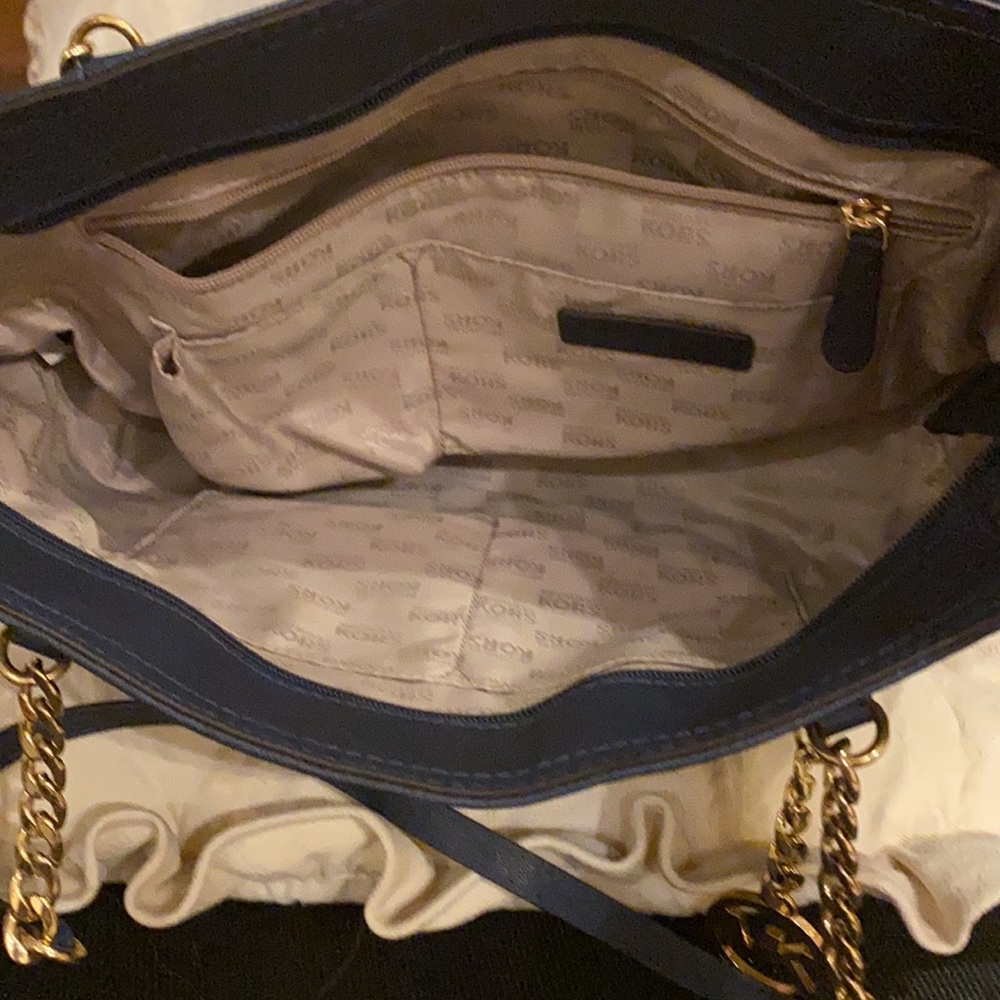 Michael Kors blue purse - Picture 2 of 3